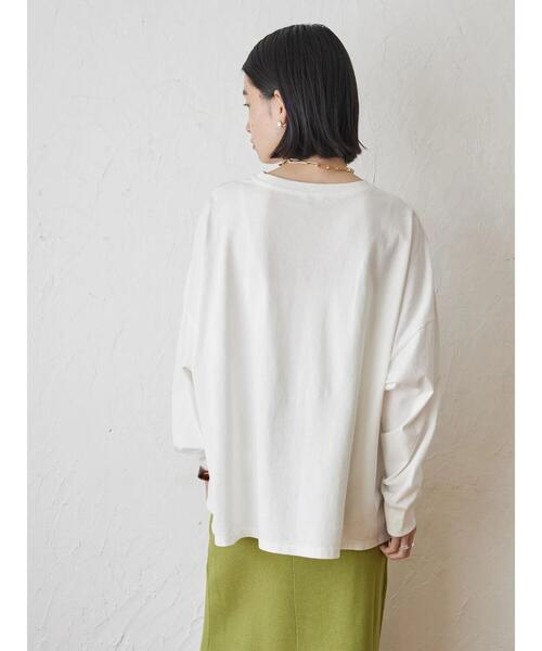 AMERICAN HOLIC（アメリカンホリック）の「BIGシルエットカットプルオーバー（Tシャツ/カットソー・レディース・ブラック/ブルーグリーン/オフホワイト/ブラック系その他4/グレー系その他4・M/L）」の14枚目の写真