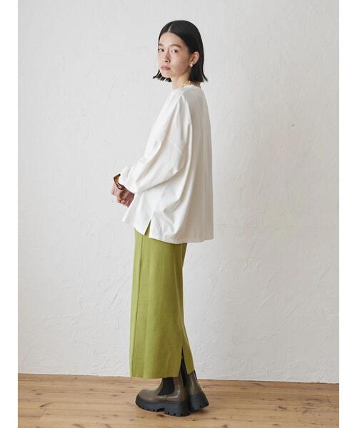 AMERICAN HOLIC（アメリカンホリック）の「BIGシルエットカットプルオーバー（Tシャツ/カットソー・レディース・ブラック/ブルーグリーン/オフホワイト/ブラック系その他4/グレー系その他4・M/L）」の17枚目の写真