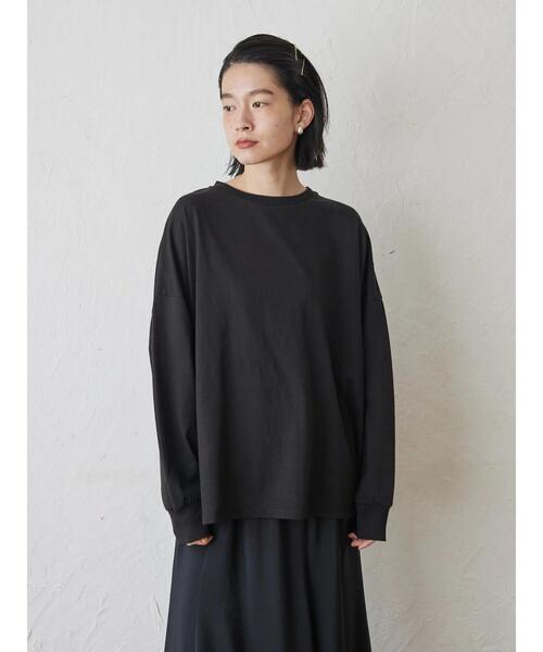 AMERICAN HOLIC（アメリカンホリック）の「BIGシルエットカットプルオーバー（Tシャツ/カットソー・レディース・ブラック/ブルーグリーン/オフホワイト/ブラック系その他4/グレー系その他4・M/L）」の19枚目の写真