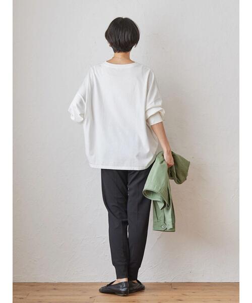 babaco - Cotton Silk Ribbed Open Back PO バッグオープン