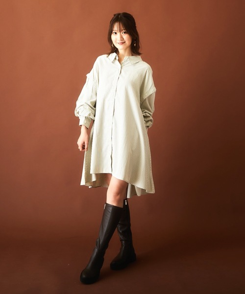 Mimma/Mimaa（ミマ）の「【ミマ】ミマセレクト 袖取り外しチュニック  