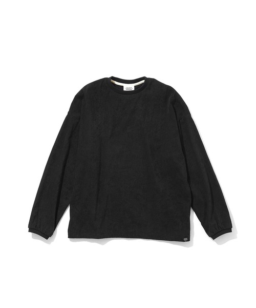 THING FABRICS（シングファブリックス）の「THING FABRICS　ロングTシャツ TFIN-2101（Tシャツ/カットソー・レディース・ブラック/ダークブラウン・FREE）」の13枚目の写真