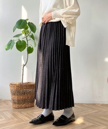AS KNOW AS plus | ♪変形アコーディオンプリーツスカート(スカート)