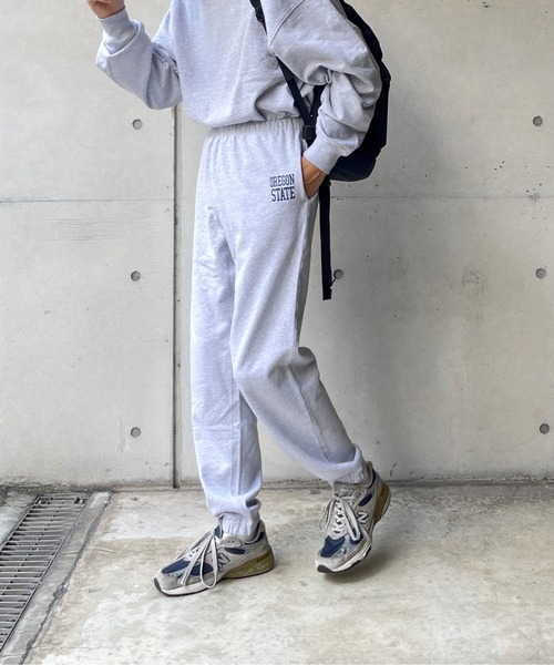 CPCM（シーピーシーエム）の「ロゴ刺繍ヘビーウェイトスウェットパンツ（スウェットパンツ・メンズ・グレー/ネイビー/グリーン・FREE）」の6枚目の写真