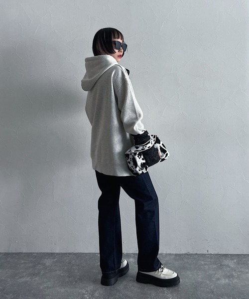 PAGEBOY（ページボーイ）の「クラックロゴパーカー（パーカー・レディース・ブラック/オフホワイト/グレー・FREE）」の18枚目の写真