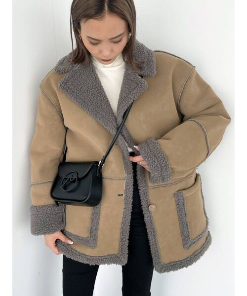 EMODA（エモダ）の「マークバックルショルダーバッグ（ショルダーバッグ・レディース・アイボリー/ブラック/ピンク・FREE）」の11枚目の写真