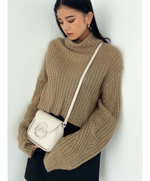 EMODA（エモダ）の「マークバックルショルダーバッグ（ショルダーバッグ・レディース・アイボリー/ブラック/ピンク・FREE）」の17枚目の写真