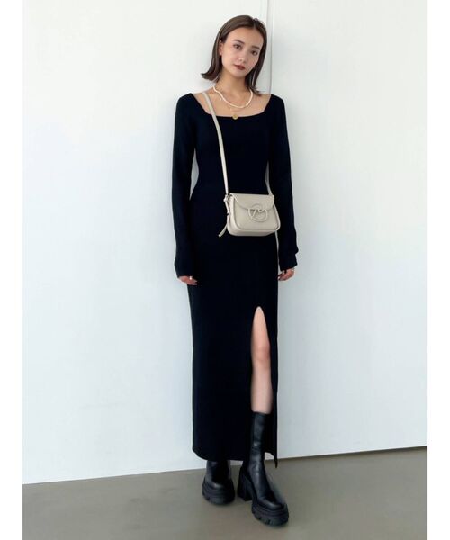 EMODA（エモダ）の「マークバックルショルダーバッグ（ショルダーバッグ・レディース・アイボリー/ブラック/ピンク・FREE）」の22枚目の写真