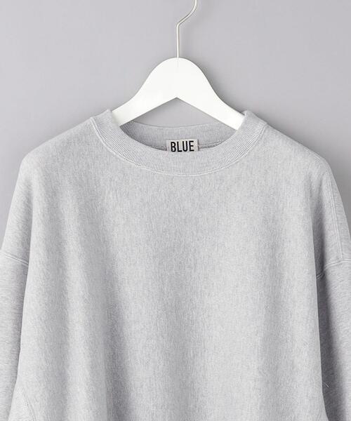BLUE(ブルー)の「<BLUE> クルーネック スウェット(スウェット・メンズ・グレー・M/L)」の9枚目の写真