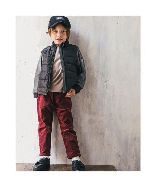 BeBe(ベベ)の「BeBe/コットンスムースチビハイネックTシャツ(100~150cm)(Tシャツ/カットソー・キッズ・ブラック/ベージュ・110/140/130/150/120/100)」の4枚目の写真