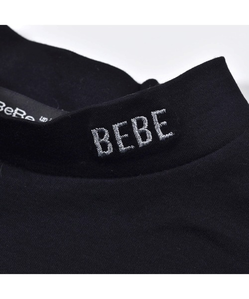 BeBe(ベベ)の「BeBe/コットンスムースチビハイネックTシャツ(100~150cm)(Tシャツ/カットソー・キッズ・ブラック/ベージュ・110/140/130/150/120/100)」の13枚目の写真