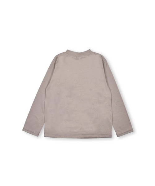 BeBe(ベベ)の「BeBe/コットンスムースチビハイネックTシャツ(100~150cm)(Tシャツ/カットソー・キッズ・ブラック/ベージュ・110/140/130/150/120/100)」の15枚目の写真