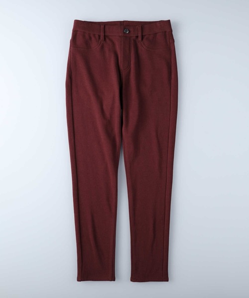 HONEYSUCKLE ROSE（ハニーサックルローズ）の「【HONEYSUCKLE ROSE】「MOCOMOCO」あったか裏シャギースキニーパンツ（その他パンツ・レディース・ダークインディゴブルー/ブラック×ホワイト/ブラック/ノンウォッシュ/カーキブラウン/ダークグレー/ワイン・S/M/L/XL/XS）」の9枚目の写真