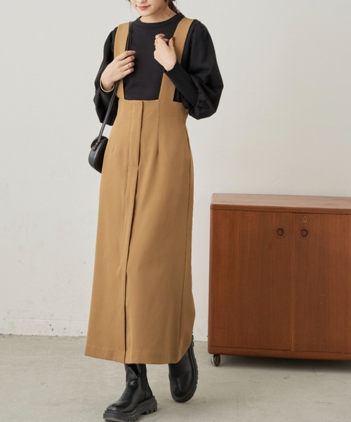 CLEARIMPRESSION （クリアインプレッション）の「タックボリュームスリーブニット（ニット/セーター・レディース・ブラック/ピンク・FREE）」の9枚目の写真