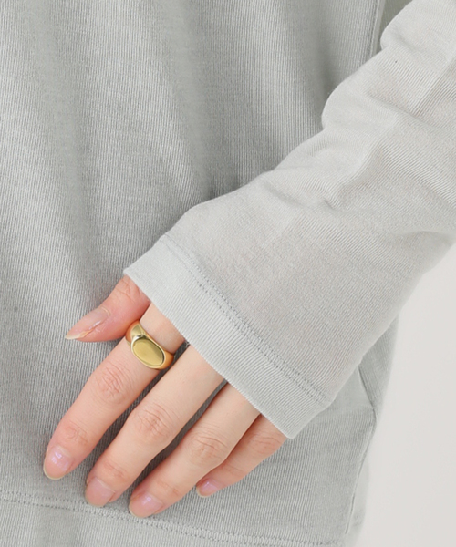 Spick & Span(スピックアンドスパン)の「カシミアシルクシアートップス(Tシャツ/カットソー・レディース・オレンジ/スカイブルー/ホワイト・FREE)」の15枚目の写真