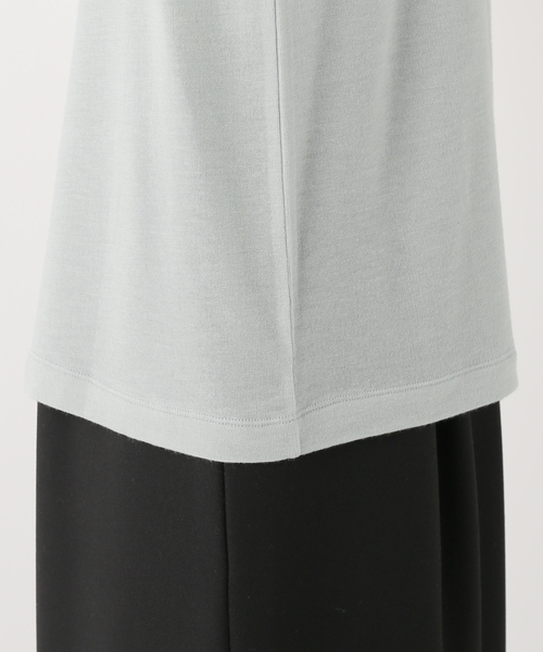 Spick & Span(スピックアンドスパン)の「カシミアシルクシアートップス(Tシャツ/カットソー・レディース・オレンジ/スカイブルー/ホワイト・FREE)」の16枚目の写真