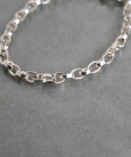 ISOLATION(アイソレーション)の「【ISOLATION / アイソレーション】Silver925 Oval Chain Bracelet / オーバルチェーンブレスレット(ブレスレット・メンズ・シルバー・20cm)」の5枚目の写真