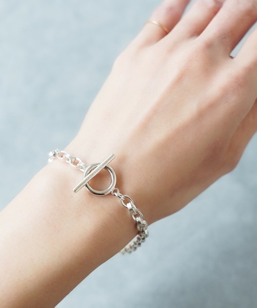 ISOLATION(アイソレーション)の「【ISOLATION / アイソレーション】Silver925 Oval Chain Bracelet / オーバルチェーンブレスレット(ブレスレット・メンズ・シルバー・20cm)」の2枚目の写真