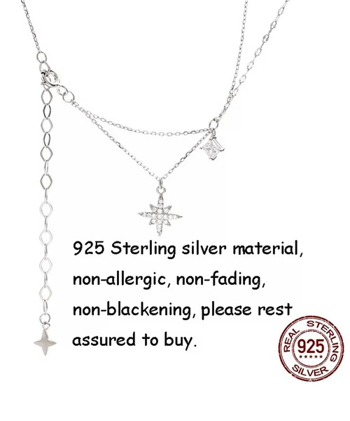 NOLITA LABORATORY（ノリータラボラトリー）の「【 NOLITA / ノリータ 】スターリングシルバー 925 星 スター ネックレス ペンダント ネックレス（ネックレス・レディース・シルバー・FREE）」の6枚目の写真