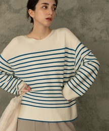 OPAQUE.CLIP | ボートネックニット【アンチピリング】(ニット/セーター)