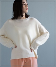 OPAQUE.CLIP | ボートネックニット【アンチピリング】(ニット/セーター)