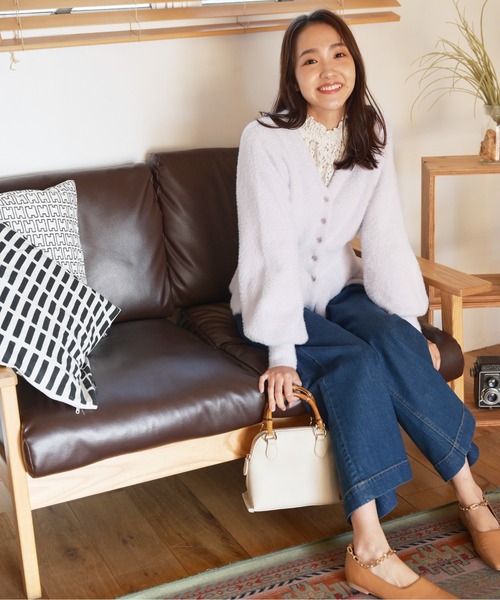 FREE'S MART（フリーズマート）の「バンブーミニショルダーバッグ（ショルダーバッグ・レディース・ブラック/ホワイト/グリーン/ホワイト系その他・ﾌﾘ-）」の15枚目の写真