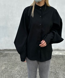 ONEDAYKMC select / バルーン袖ルーズレギュラーカラーシャツ