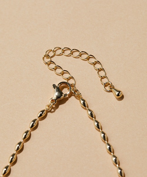 ear PAPILLONNER（イアパピヨネ）の「たまごパール2連ネックレス（ネックレス・レディース・ゴールド/シルバー・FREE）」の5枚目の写真