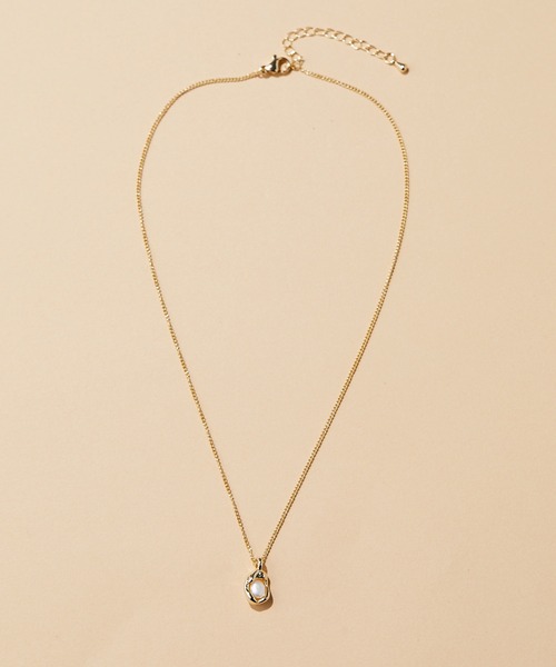ear PAPILLONNER（イアパピヨネ）の「たまごパール2連ネックレス（ネックレス・レディース・ゴールド/シルバー・FREE）」の18枚目の写真