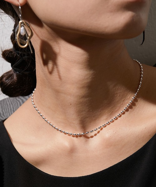 ear PAPILLONNER（イアパピヨネ）の「たまごパール2連ネックレス（ネックレス・レディース・ゴールド/シルバー・FREE）」の14枚目の写真