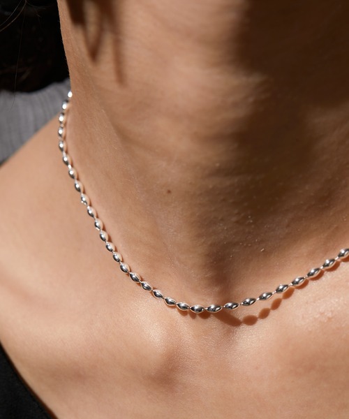 ear PAPILLONNER（イアパピヨネ）の「たまごパール2連ネックレス（ネックレス・レディース・ゴールド/シルバー・FREE）」の17枚目の写真