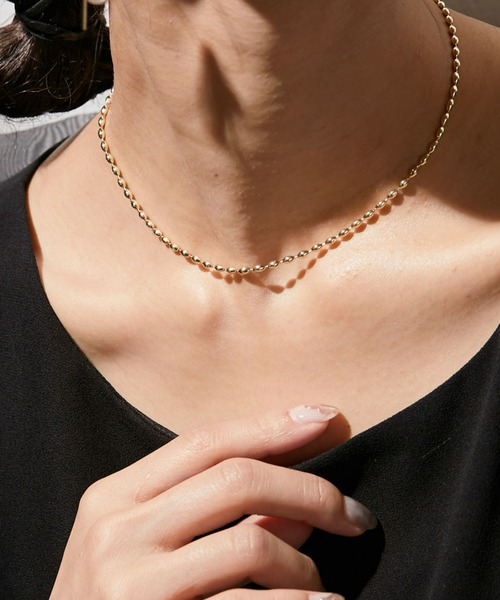 ear PAPILLONNER（イアパピヨネ）の「たまごパール2連ネックレス（ネックレス・レディース・ゴールド/シルバー・FREE）」の21枚目の写真