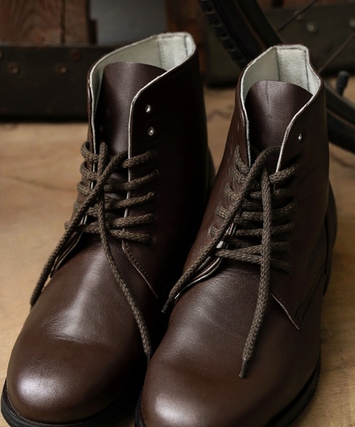 MILITARY（ミリタリー）の「実物 新品 デッドストック ルーマニア軍 レザー オフィサーブーツ（ブーツ・メンズ・ブラウン・27.5）」の13枚目の写真