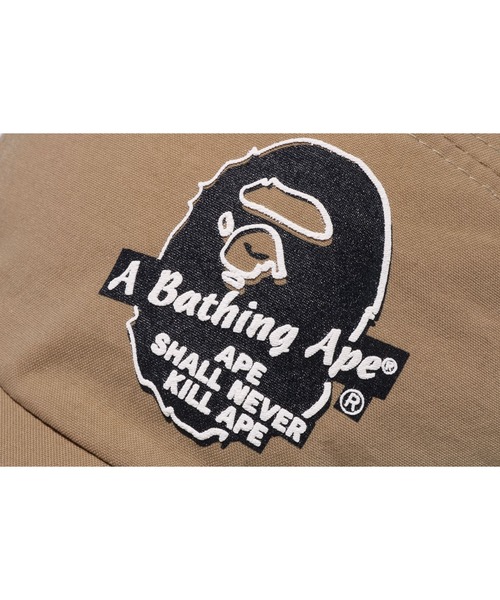 A BATHING APE（アベイシングエイプ）の「A BATHING APE PANEL CAP M（キャップ・メンズ・ベージュ/ネイビー・FREE）」の11枚目の写真