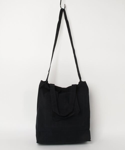 Fone(エフワン)の「Fone 2wayキャンバストートバッグ(トートバッグ・メンズ・ブラック・FREE)」の2枚目の写真