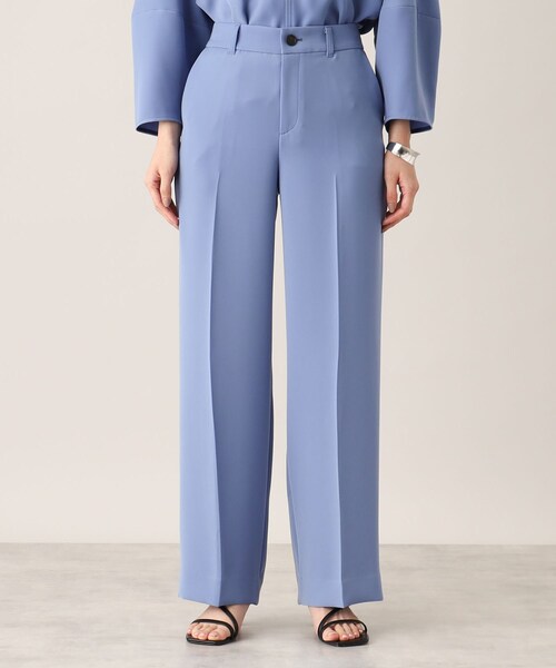 UNTITLED（アンタイトル）の「◆【通勤／フォーマル】きれいめ セミワイドパンツ（その他パンツ・レディース・ブルー/ブラック/ライトベージュ・00/01/02/03/04/42/44/46/48/50）」の22枚目の写真