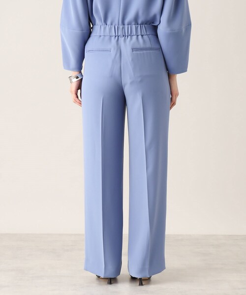 UNTITLED（アンタイトル）の「◆【通勤／フォーマル】きれいめ セミワイドパンツ（その他パンツ・レディース・ブルー/ブラック/ライトベージュ・00/01/02/03/04/42/44/46/48/50）」の8枚目の写真