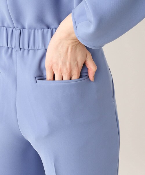 UNTITLED（アンタイトル）の「◆【通勤／フォーマル】きれいめ セミワイドパンツ（その他パンツ・レディース・ブルー/ブラック/ライトベージュ・00/01/02/03/04/42/44/46/48/50）」の4枚目の写真