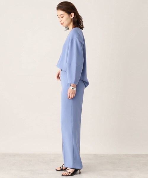 UNTITLED（アンタイトル）の「◆【通勤／フォーマル】きれいめ セミワイドパンツ（その他パンツ・レディース・ブルー/ブラック/ライトベージュ・00/01/02/03/04/42/44/46/48/50）」の7枚目の写真