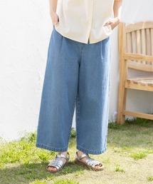 studio CLIP | ナチュラルワイドデニムパンツ[プチ・プラスサイズあり](デニムパンツ)