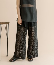 【サイズ展開あり】[mline]シアーレースパンツ