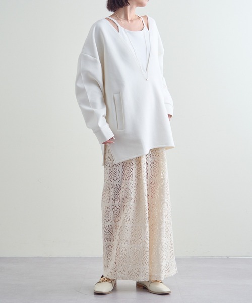 mline（エムライン）の「【サイズ展開あり】[mline]シアーレースパンツ（その他パンツ・レディース・ブラック/アイボリー・1/2）」の13枚目の写真