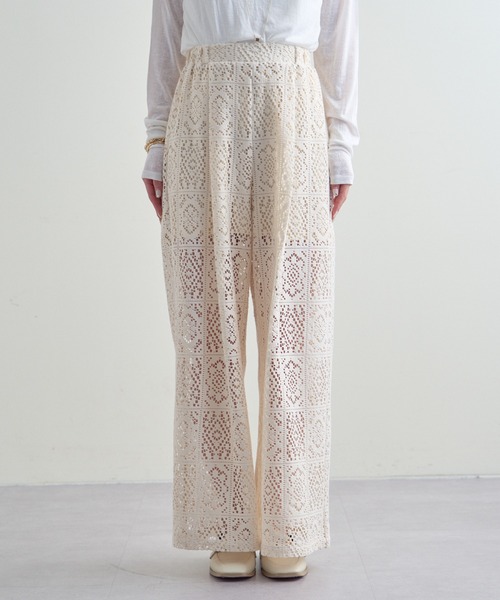 mline（エムライン）の「【サイズ展開あり】[mline]シアーレースパンツ（その他パンツ・レディース・ブラック/アイボリー・1/2）」の21枚目の写真