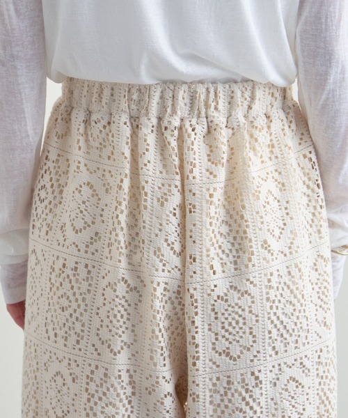 mline（エムライン）の「【サイズ展開あり】[mline]シアーレースパンツ（その他パンツ・レディース・ブラック/アイボリー・1/2）」の12枚目の写真