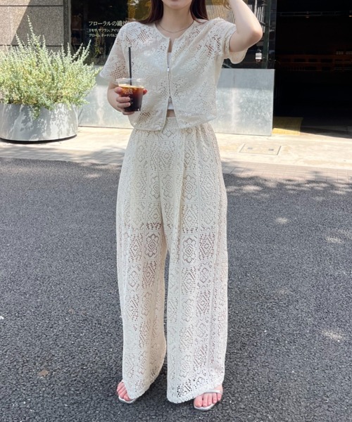 mline（エムライン）の「【サイズ展開あり】[mline]シアーレースパンツ（その他パンツ・レディース・ブラック/アイボリー・1/2）」の22枚目の写真