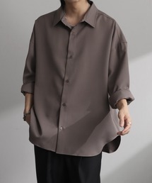 【welise/ウェライズ】【ヘビーウェイト】-2026AW- リッチドレープスムース 無地/ストライプ ルーズフィット ベーシックシャツ