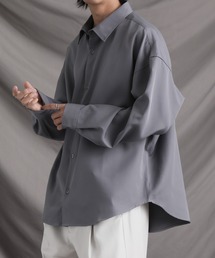 【welise/ウェライズ】【ヘビーウェイト】-2026AW- リッチドレープスムース 無地/ストライプ ルーズフィット ベーシックシャツ