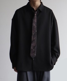 【welise/ウェライズ】【ヘビーウェイト】-2026AW- リッチドレープスムース 無地/ストライプ ルーズフィット ベーシックシャツ