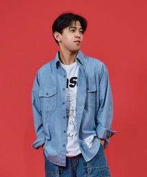 GOLDEN MILLS INC.（ゴールデンミルズ）の「GOLDEN MILLS INC【 ゴールデンミルズ インク】 -  USN L/S UTILITY SHIRT / ユーエスネイビー ロングスリーブ ユーティリティ シャツ（シャツ/ブラウス）」