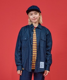 GOLDEN MILLS INC.（ゴールデンミルズ）の「GOLDEN MILLS INC【 ゴールデンミルズ インク】 -  USN L/S UTILITY SHIRT / ユーエスネイビー ロングスリーブ ユーティリティ シャツ（シャツ/ブラウス）」